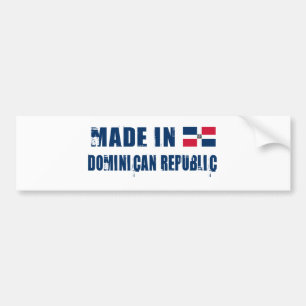 AUTOCOLLANT DE VOITURE RÉPUBLIQUE DOMINICAINE