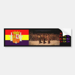 Autocollant De Voiture République espagnole Espagne