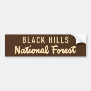 Autocollant De Voiture Réserve forestière de Black Hills