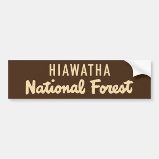 Autocollant De Voiture Réserve forestière de Hiawatha