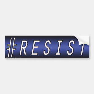 Autocollant De Voiture Résistance # - Sticker pare-chocs bleu