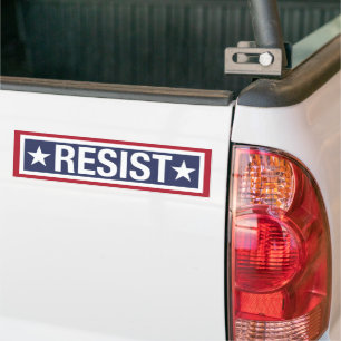AUTOCOLLANT DE VOITURE *RÉSISTER*