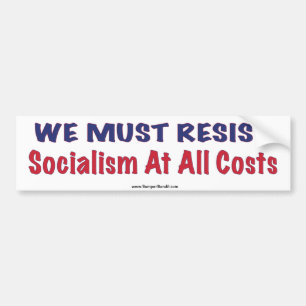 Autocollant De Voiture Résister au socialisme