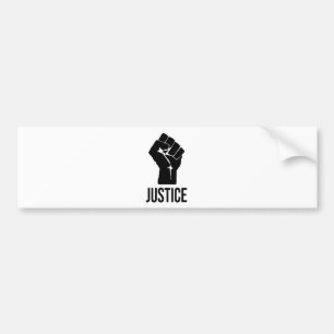 Autocollant De Voiture Résistez à la justice augmentée de poing