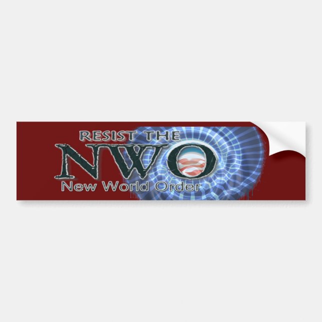 Autocollant De Voiture Résistez au NOW (Devant)