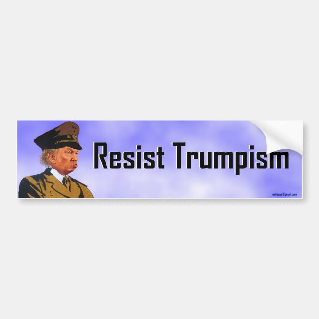 Autocollant De Voiture résistez au trumpism (Devant)