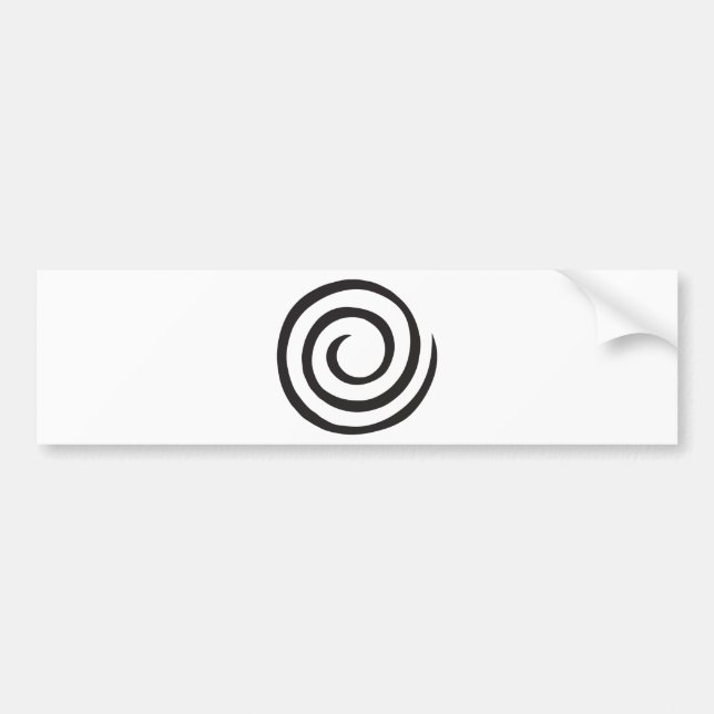 Autocollant De Voiture Résumé en spirale (Devant)