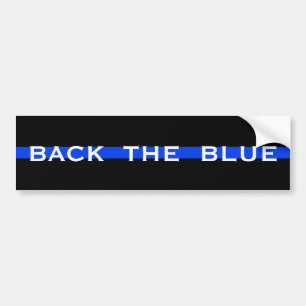 AUTOCOLLANT DE VOITURE RETOUR DE LA POLICE BLEUE BÂTIMENT STICKER