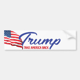 Autocollant De Voiture RETOUR DE L'AMÉRIQUE Texte de Trump