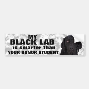 Autocollant De Voiture Retriker de Black Labrador