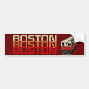 Autocollant De Voiture Rétro adhésif pour pare-chocs de Boston