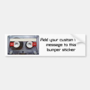 Autocollant De Voiture Rétro enregistreur à cassettes d'amusement