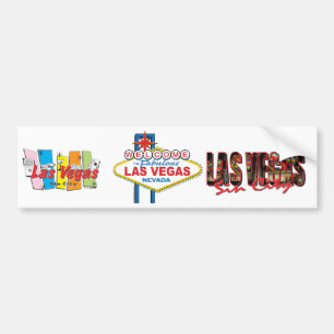 Autocollant De Voiture Rétro signe de Las Vegas