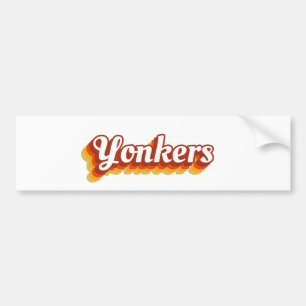 Autocollant De Voiture Retro Yonkers New York