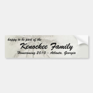 Autocollant De Voiture Réunion familiale tropicale