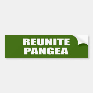 AUTOCOLLANT DE VOITURE RÉUNISSEZ PANGEA