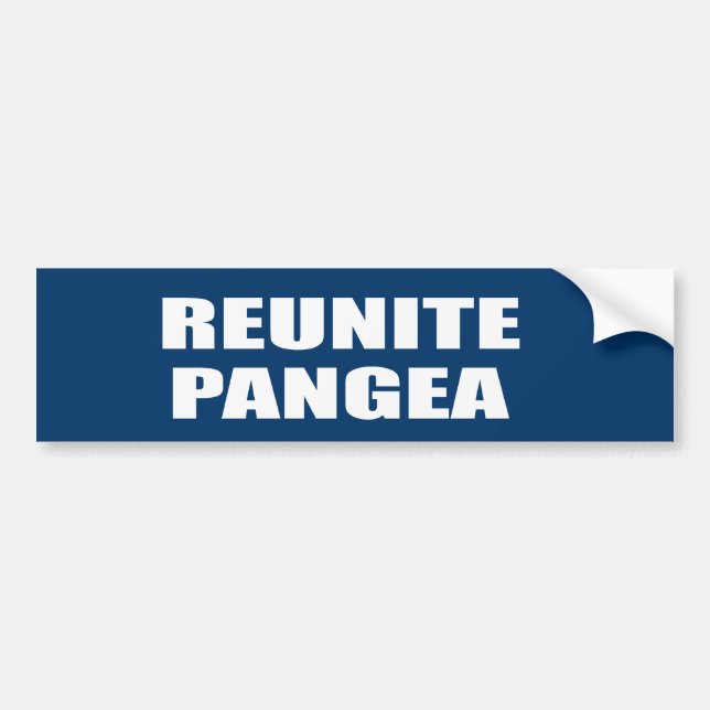 AUTOCOLLANT DE VOITURE RÉUNISSEZ PANGEA (Devant)