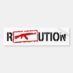 Autocollant De Voiture RÉVOLUTION d'Ak47