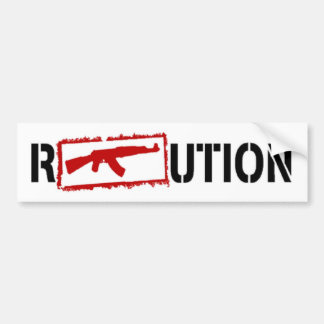 Autocollant De Voiture RÉVOLUTION d'Ak47