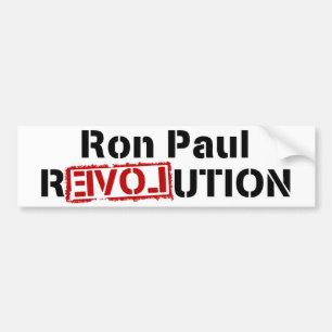 Autocollant De Voiture Révolution de Ron Paul