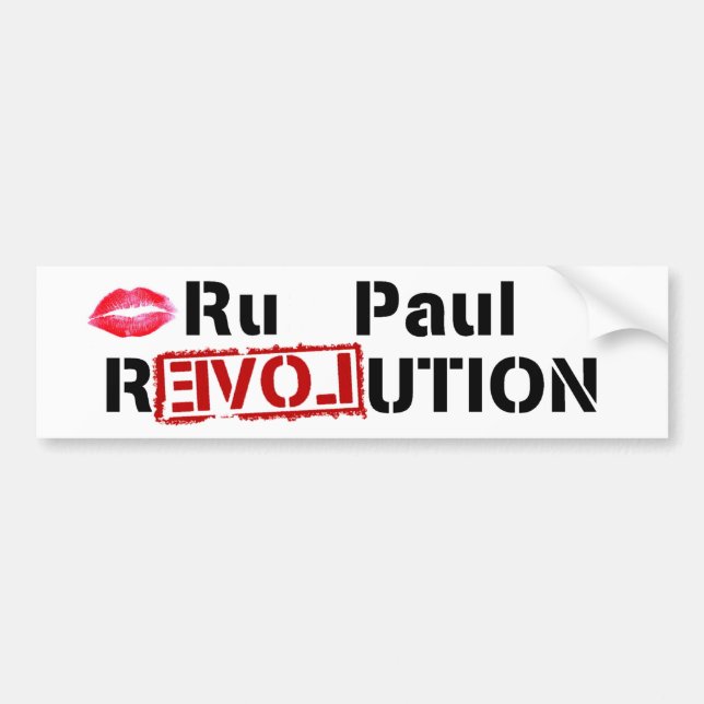 Autocollant De Voiture Révolution de RU Paul (Devant)