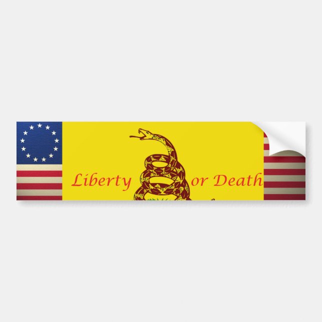 Autocollant De Voiture révolutionnaire-guerre-drapeau, (Devant)