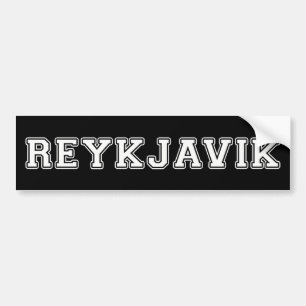 Autocollant De Voiture Reykjavik Islande