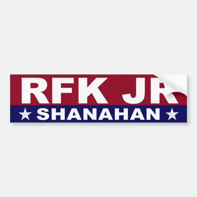 AUTOCOLLANT DE VOITURE RFK JR SHANAHAN (Devant)