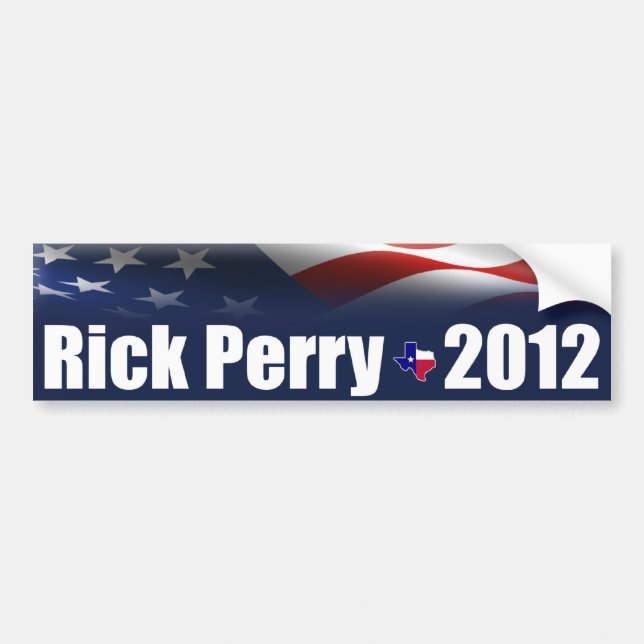 Autocollant De Voiture Rick Perry pour le président (Devant)