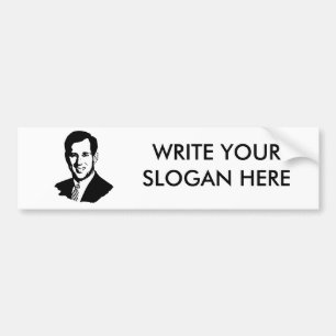 AUTOCOLLANT DE VOITURE RICK SANTORUM