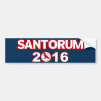 Rick Santorum pour le président adhésif pour