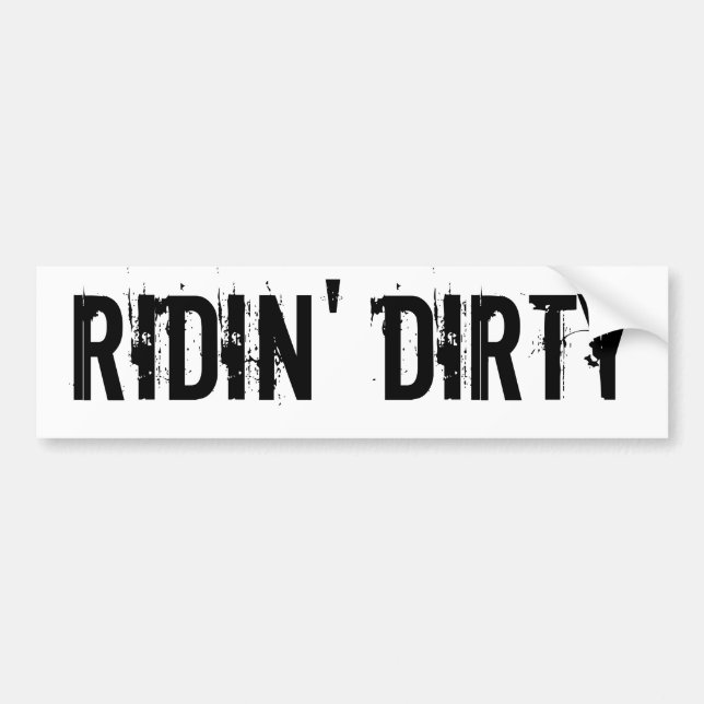 Autocollant De Voiture Ridin sale (Devant)