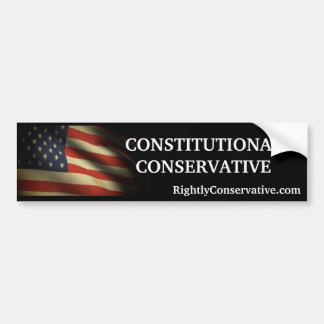 Autocollant De Voiture RightlyConservative.com CONSERVATIV
