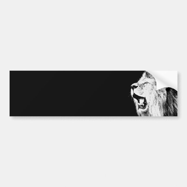 Autocollant De Voiture Roaring Lion (Devant)