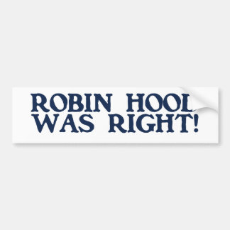 Autocollant De Voiture Robin Hood avait raison