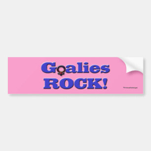 Autocollant De Voiture ROCHE de gardiens de but ! - Joueurs féminins/ros