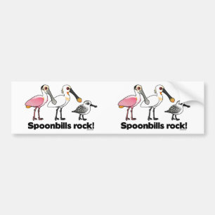Autocollant De Voiture Roche de spatules !