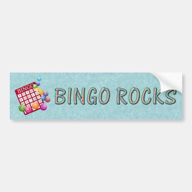 Autocollant De Voiture rochers de bingo (Devant)
