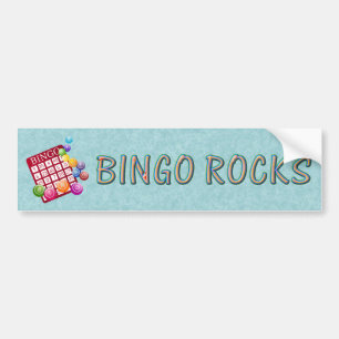 Autocollant De Voiture roches de bingo-test