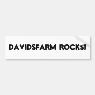 Autocollant De Voiture ROCHES DE DAVIDSFARM ! Adhésif pour pare-chocs
