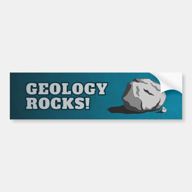 Autocollant De Voiture Roches de géologie ! (Devant)