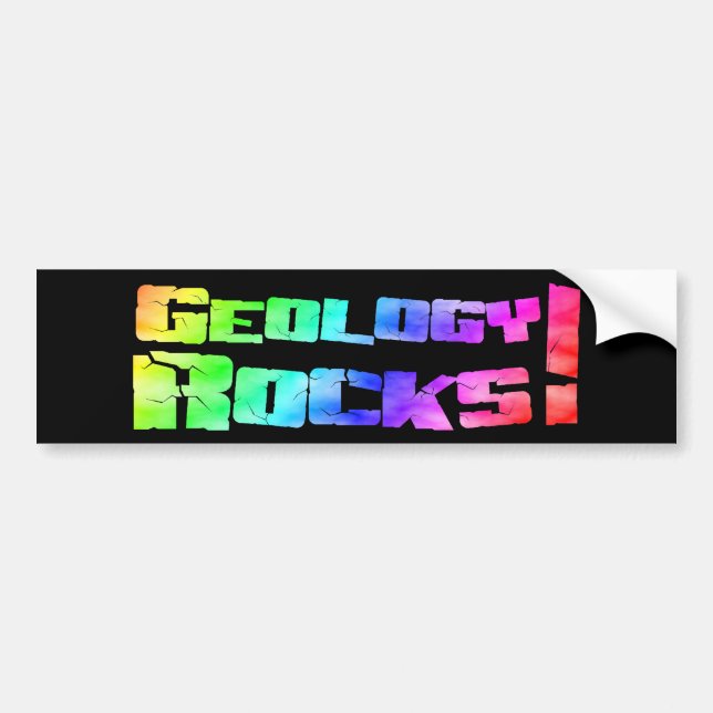 Autocollant De Voiture Roches de géologie d'arc-en-ciel ! Adhésif pour (Devant)