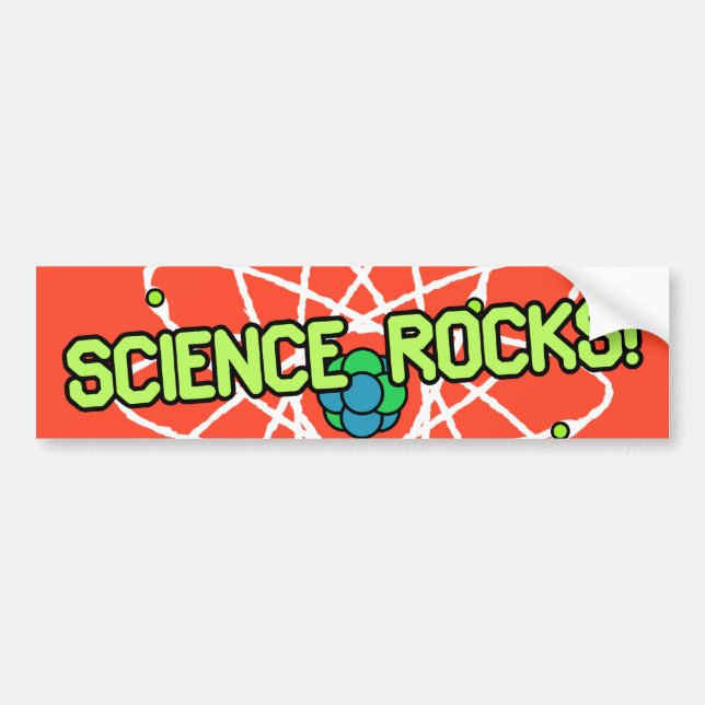 Autocollant De Voiture Roches de la Science ! Adhésif pour pare-chocs (Devant)