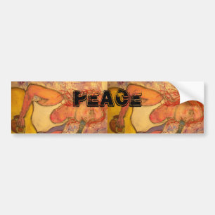 Autocollant De Voiture rock girl acoustique Peace