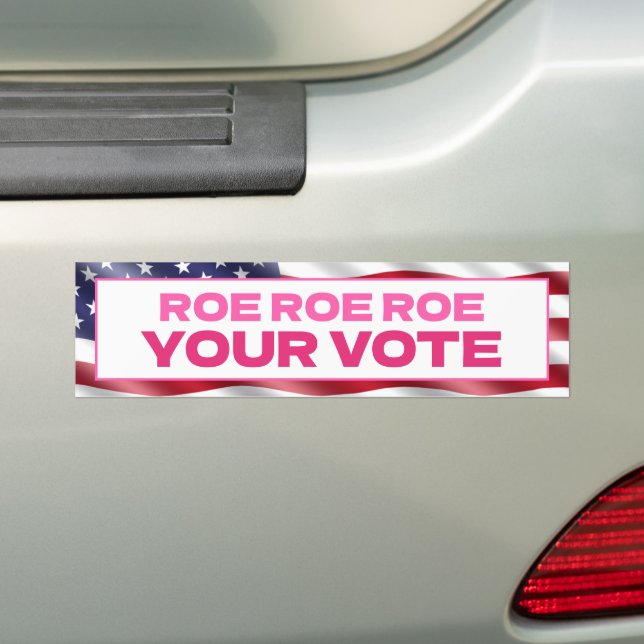 Autocollant De Voiture ROE ROE ROE VOTRE Vote ROEVEMBER Abortion (En voiture)