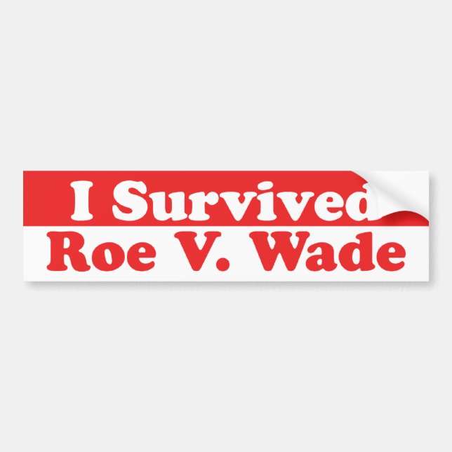 Autocollant De Voiture Roe V. Wade (Devant)