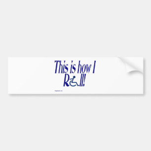 Autocollant De Voiture roll_zazzle.jpg