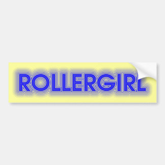 Autocollant De Voiture rollergirl