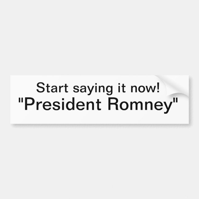 Autocollant De Voiture Romney (Devant)