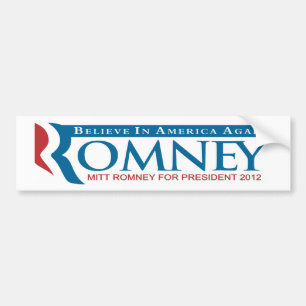 Autocollant De Voiture Romney : Croyez encore